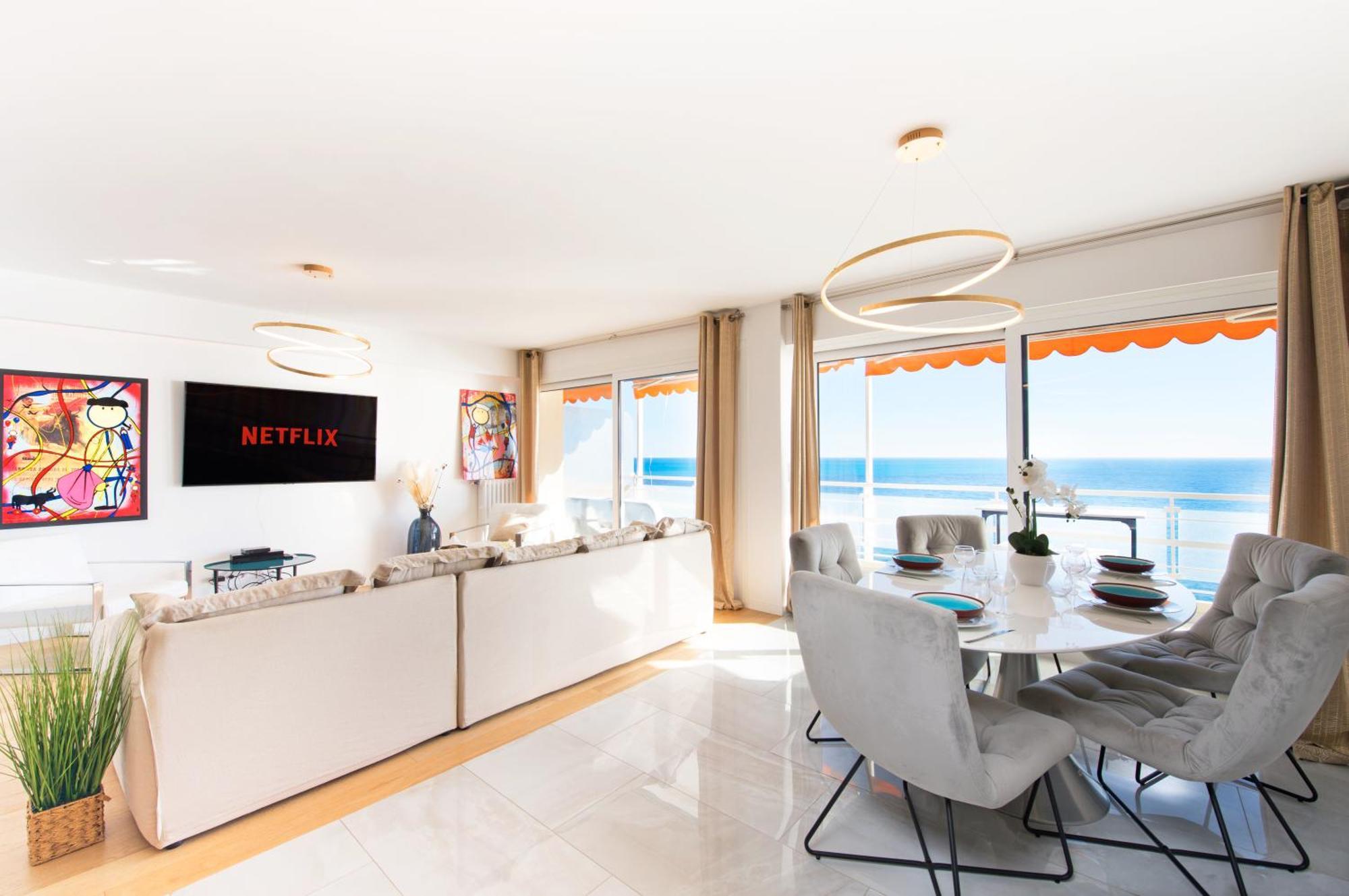 Luxueux - Terrasse Vue Mer - Parking Prive - Bo Saint-Antoine  ภายนอก รูปภาพ