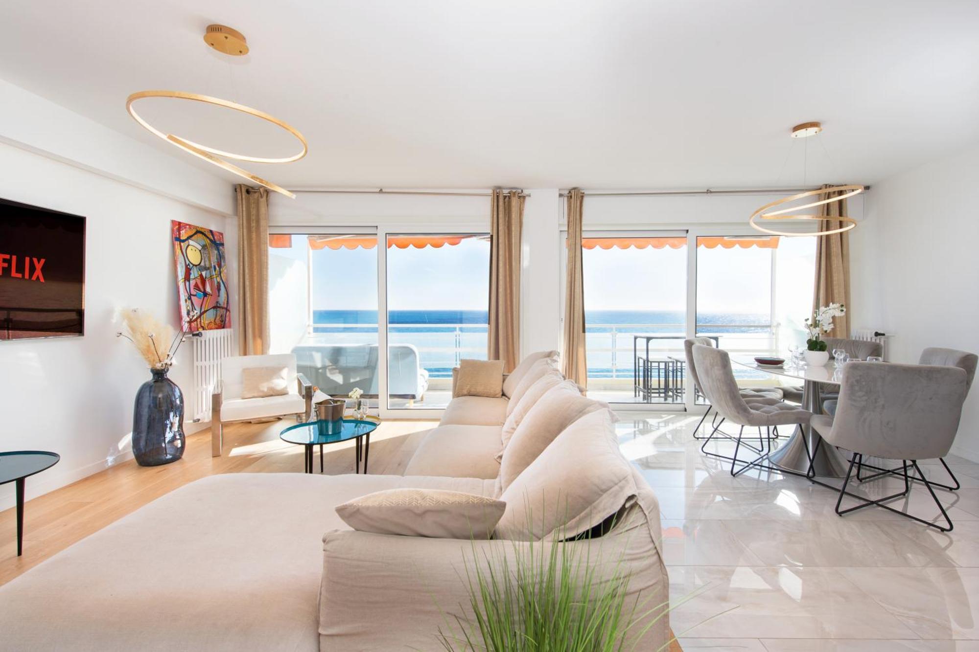 Luxueux - Terrasse Vue Mer - Parking Prive - Bo Saint-Antoine  ภายนอก รูปภาพ